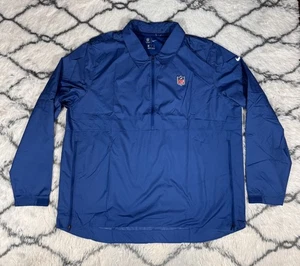Chaqueta cortavientos NIKE Player Issue On Field NFL azul para hombre 2XL *NUEVA* CI6444-431 - Imagen 1 de 5