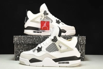 DH6927-111 Nike Air Jordan 4 Retro Military Black Men's Size 4-13