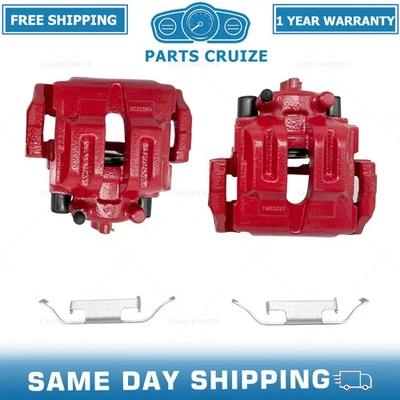 2Pcs Rear LH & RH Brake Caliper with Bracket For BMW E90 323i 325i 325xi 328xi Foto 1 de 4