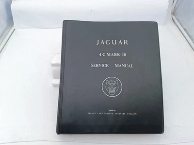 Manuale officina Jaguar Mk10 Mark X 4.2 litri originale in Inglese no copia 1966 - Immagine 1 di 4