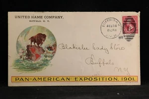 New York: Buffalo 1900 Hame Co Pan-American Exposition Advertising Cover - Picture 1 of 2