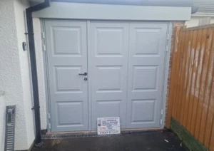 Georgian Side Hinge Garage Door - Picture 1 of 2