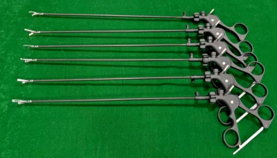 Hierba monopolar laparoscópica 6 piezas 5 mm x 330 mm instrumentos reutilizables de mejor calidad Foto 1 de 4