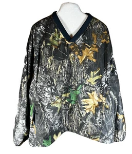 NWT Men's XL Gander Mountain Guide Series Camo Black Reversible Windbreaker Coat - Picture 1 of 18