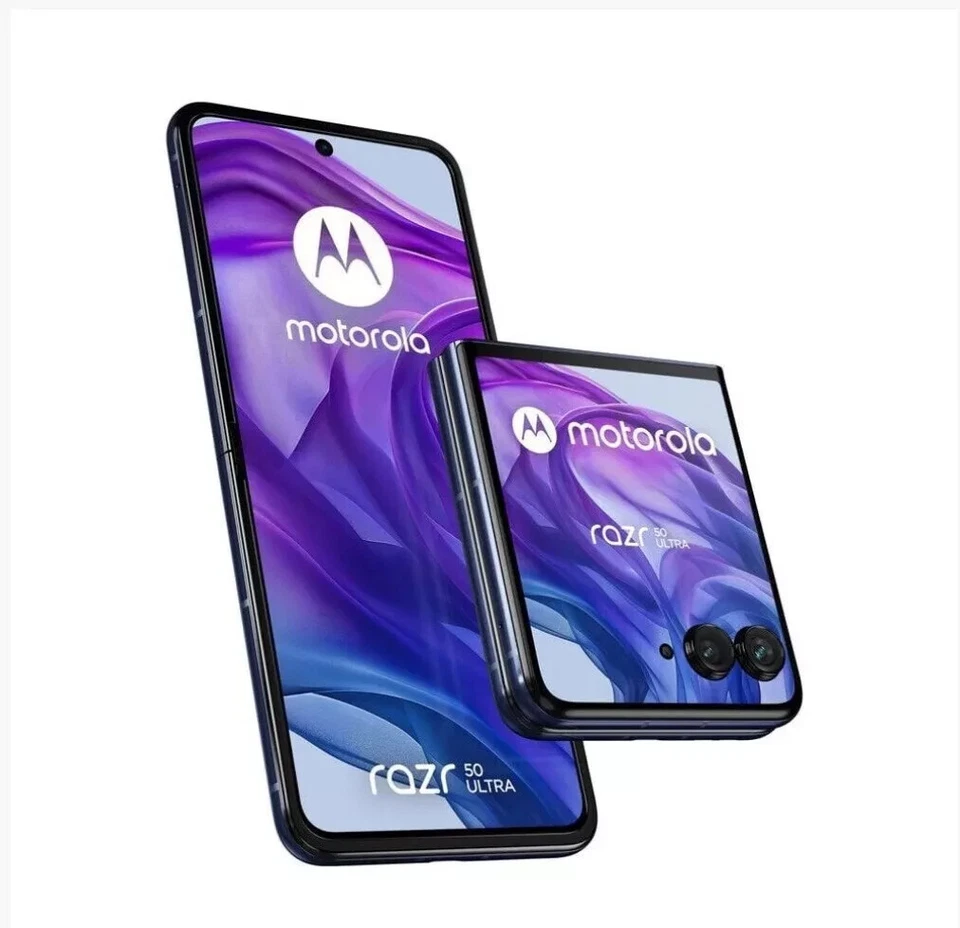 Motorola Razr 50 Ultra 512GB 5G Unlocked Phone Blue, UK Model - GOOD B+ - Image 1 of 1