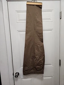 Pantalones chinos Lee para hombre 34x34 marrón plisados oficina negocios preppy - Imagen 1 de 6