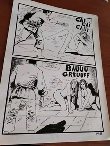 MILO MANARA 1971 ORIGINAL ART JOLANDA De ALMAVIVA Nr.49 SEITE 37 NO PRATT Magnus - Bild 1 von 7