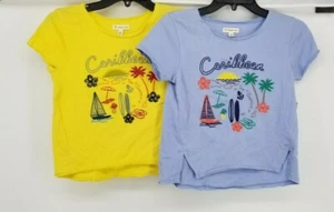 Tucker + Tate Girls Embroidered Top Tee Set of 2 NEW Size M (8/10) - Picture 1 of 9