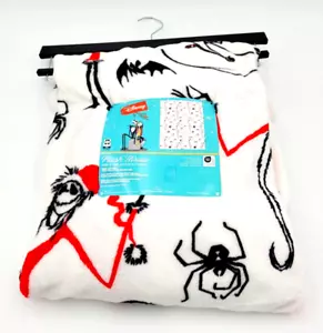 Disney The Nightmare Before Christmas White Holiday Plush Throw Blanket 50"x70" - Picture 1 of 3