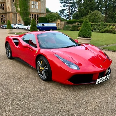 Ferrari 488 cupé sin perforación matrícula delantera, hecho en Inglaterra por nosotros  - Imagen 1 de 4