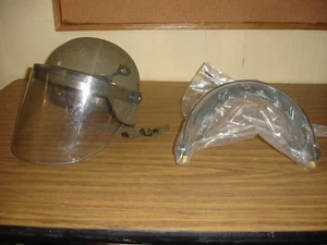 USGI INDUSTRIAL RIOT FACE SHIELD PROTECTIVE CLIPS ON STYLE 2 USA PASG - Picture 1 of 8
