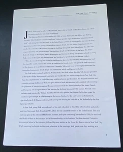 John L. Volk The Palm Beach Architect 2001 Proof#1-7 Pages, Florida Estate - Picture 1 of 4