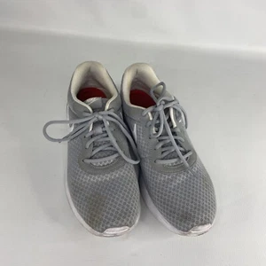 Nike Tanjun 812655-010 Gray White Running Shoes Sneaker Lace Up Womens 9 - Picture 1 of 7