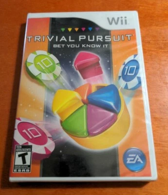 Trivial Pursuit Bet You Know It Nintendo Wii EA electronic arts Hasbro Dolby - Image 1 of 4
