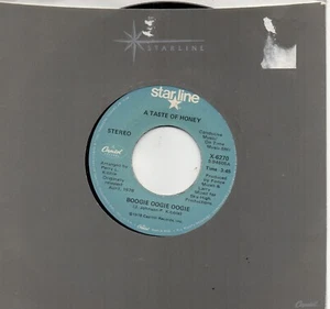 A TASTE OF HONEY - BOOGIE OOGIE OOGIE / RESCUE ME - Picture 1 of 1