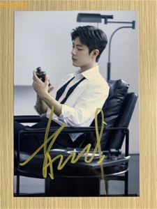 Original Hand Signed Xiao Zhan 肖战 Autographs 6'' Autographed Photo Fans Gift - Picture 1 of 18