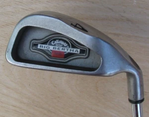 NICE CALLAWAY BIG BERTHA 4 IRON 23.5 DEGREE UNIFLEX STEEL SHAFT GOLF CLUB 1996 - Picture 1 of 6