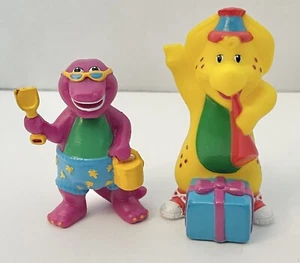 2001/1993 Barney's Friends Party Time BJ Figur / Summertime Barney / Fisher Price - Bild 1 von 5