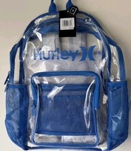 Mochila de día Hurley Clear - Azul Santiago - Nueva con etiquetas - Imagen 1 de 3
