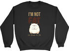 I'm not Fat Funny Sweatshirt Mens Womens I'm Easier to See Gift Jumper