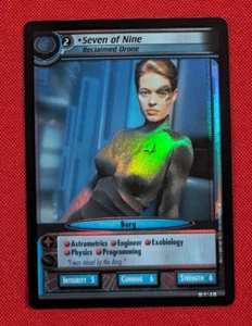 Star Trek CCG 2E Seven of Nine Reclaimed Drone ARCHIVE PORTRAIT Foil 0AP1 M/NM - Bild 1 von 2