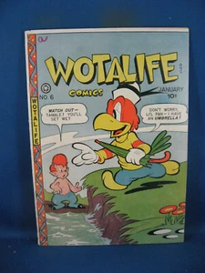 WOTALIFE COMICS 6 F+ FOX 1947 - Picture 1 of 2