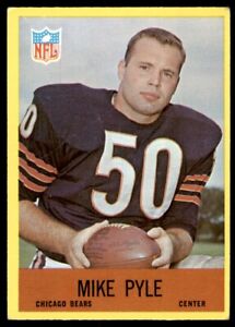 1967 Philadelphia Mike Pyle Chicago Bears #34
