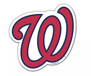 MLB WASHINGTON NATIONALS MAGNET LOGO FLEXIBLE Large 12 Inch By 10 Inch - Picture 1 of 2