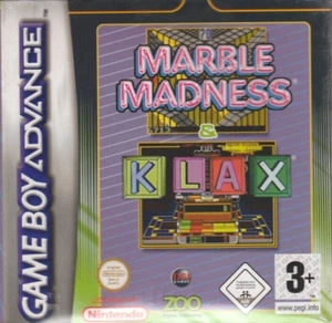 Game Boy Advance MARBLE MADNESS & KLAX GBA nuovo italiano sigillato - Picture 1 of 2