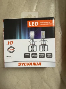 SYLVANIA H7 LED FOG & POWERSPORTS BULB, 2 PACK - Picture 1 of 2