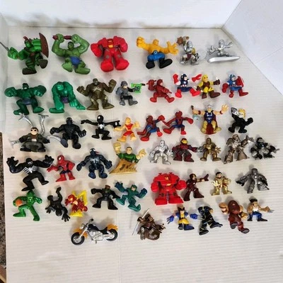 Lote de 46 figuras de acción Marvel Hasbro Super Hero Squad 2005-2008 Hasbro Gambito Foto 1 de 4