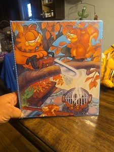 Vintage GARFIELD Pencil Pouch Organizer 3 Ring Binder SQUIRREL LUNCH unused #5 - Foto 1 di 14