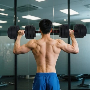 10kg-40kg Adjustable Weight Lifting Dumbbell Barbell Bar Gym Weights Connect Rod - Picture 1 of 25