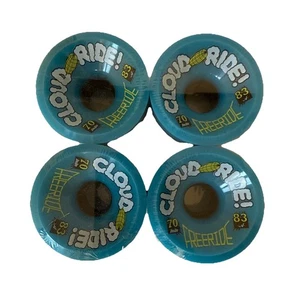 Paquete de 4 ruedas de longboard Cloud Ride Freeride 70 mm 83a - Imagen 1 de 3