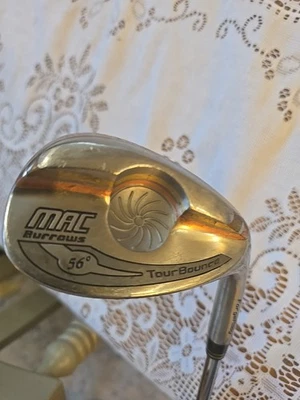MAC BURROWS 56 DEG TOUR BOUNCE WEDGE GOLF CLUB RARE GRAPHITE SENIOR FLEX W410 - Image 1 of 4