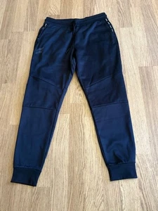 HURLEY ~ Black Sweat Pants Ath Leisure (size Large) Mens LINED - Picture 1 of 1
