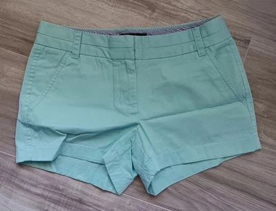 J. Crew Women’s Chino Shorts Size 00 Light Green Casual Summer Preppy - Image 1 of 4