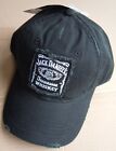 Jack Daniels Old No.7 Brand Small Label Distressed Baseball Cap New With Tag