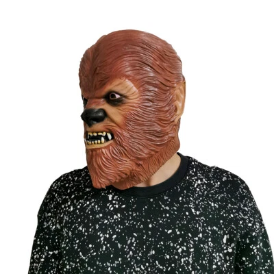 New Halloween Latex Chewbacca's headgear Masquerade head Mask party Cosplay - Image 1 of 3