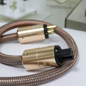 Accuphase OFC EU US HiFi-Netzkabel Schuko-Audio-Stromkabel Gaming-PC-Netzkabel - Picture 1 of 8
