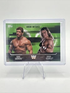 2017 Topps WWE Undisputed Dream Matches Shawn Michaels Eddie Guerrero Green /25 - Picture 1 of 2