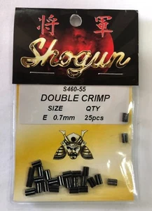 Shogun Double Crimp 0.7mm - 25 Pack - S460-55 - Picture 1 of 2