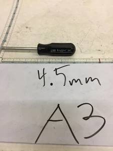 Destornilladores de tuercas métricos Xcelite 4,5 mm, 4,5 mm con eje perforado, asas negras nuevos - Imagen 1 de 8