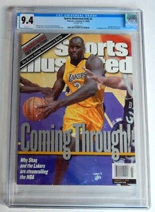 Quiosco Shaquille O'Neal Shaq CGC 9.4 2000 Sports Illustrated - Imagen 1 de 2