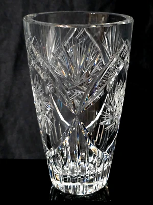 Florero WORCESTER Vintage CRISTAL IMPERIAL 24% Cristal Plomo 6" - República Checa Foto 1 de 4