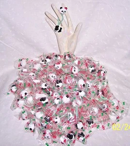 PANDA BEAR AVON LOT 24 PC. ELASTIC BAND PONYTAIL HOLDER - HOLIDAY- PARTY GIFTS - Picture 1 of 5