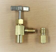 Self-Sealing R134a A/C Can Tap Tapper Adapter Dispensing Valve Refrigerant