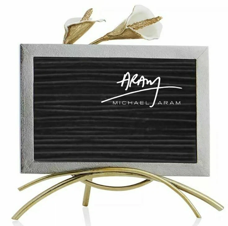 MICHAEL ARAM CALLA LILY EASEL FRAME 4X6  new  - Image 1 of 1