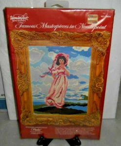  Vintage WonderArt berühmte Meisterwerke in Nadelspitze 6804 versiegelte Verpackung Neu/Etikett - Bild 1 von 3