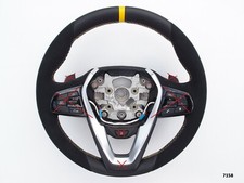 BMW 5 G30 G31 G32 7 G11 NEW NAPPA ALCANTARA HEATED SHIFT SW YELLOW mark/stitch